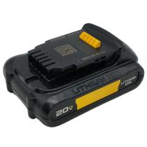 Bateria 1,5Ah 20V DCB201-B3 Compatível com Parafusadeira DeWalt DCD785-BR