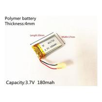 Bateria 180 Mah 3,7v Fone Pequena Mp3 Mp4 Etc Cr