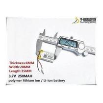 Bateria 250 Mah 3,7v Caneta Mp3 Mp4 Mini Camera Bateria 250 Mah 3,7v Caneta Mp3 Mp4 Mini Camera