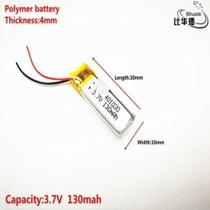 Bateria 3.7v 130 Mah 4mm X10mm X30mm 2 Fios 401030
