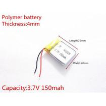 Bateria 3.7v 150 Mah Mp3 Mini Gpps Falantes Bluetooth Fones 402025-150-2