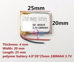 Bateria 3.7v 180 Mah Mp3 Mp4 Alto Falantes Bluetooth Fones -