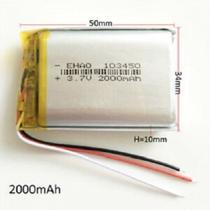 Bateria 3.7v 2000 Mah 10mm X34mm X50mm 3 Fios 103450