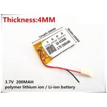 Bateria 3.7v 200mah Mp3 Mp4 Alto Falantes Bluetooth Fones ,.