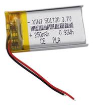 Bateria 3.7v 250 Mah 5mm X17mm X30mm 2 Fios 501730 Bateria 3.7v 250 Mah 5mm X17mm X30mm 2 Fios 501730