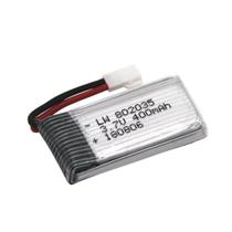 Bateria 3.7v e 400mah p/ drone quadricóptero rc x4 h107 h31