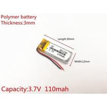 Bateria 3.7v Recarregável Caneta Botão - 301230