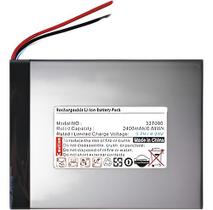 Bateria 3 Fios 2400mah 3,7v 327090 3,2mm X 70mm X 90mm Bateria 3 Fios 2400mah 3,7v 327090 3,2mm X 70mm X 90mm