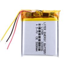 bateria 3 fios 503337 com 750 mah 5mm x 33mm x 37mm 3,7v sem conector