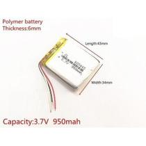 Bateria 3 Fios Gps Tomtom 4en52 Z1230 Sem Conector!!!!!