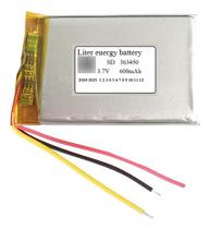 Bateria 3 Fios Igpsport Bsc100s Bsc300 363450 600mah 3,7v