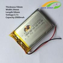 Bateria 3,7v 2000 Mah 10mm De Espessura(grossa)