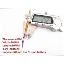 Bateria 3,7v 402030 2 fios 200mha Do Fly Runner Car Da Candide H18