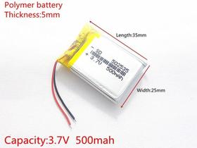 Bateria 3,7v 500 Mah Para Relogio Chama Garçom -