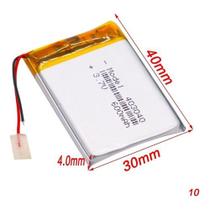 Bateria 3,7v 600mah 4mm X 30mm X 40mm Rastreador -