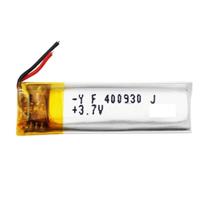 Bateria 400930 com 120mah 4mmx09mmx30mm 2 fios 3,7v
