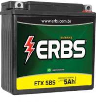 Bateria 5 A CG/BIZ/POP/BROS/YBR- ERBS C/ 1 ANO DE GARANTIA