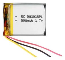 Bateria 5 X 30 X 35 Com 500 Mah 3 Fios 503035 Bateria 5 X 30 X 35 Com 500 Mah 3 Fios 503035