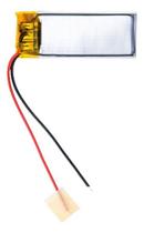 Bateria 501025 3,7v 120 Mah 5mm X 10mm X 25mm C/2 Fios Bateria 501025 3,7v 120 Mah 5mm X 10mm X 25mm C/2 Fios