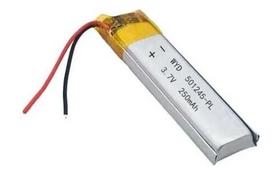 Bateria 501245 Com 5mmx12mmx45mm 250mah 2 Fios 3,7v