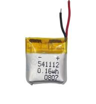 Bateria 541112 com 43mah 5,4mmx11mmx12mm 2 fios 3,7v