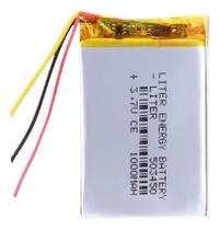 Bateria 5mm X 34mm X 50mm 3 Fios 1000mah Baba Gps