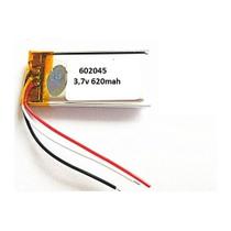 Bateria 602045 Com 3 Fios 3,7v 6mmx20mmx45mm 620mah Bateria 602045 Com 3 Fios 3,7v 6mmx20mmx45mm 620mah