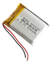 Bateria 602535 Com 6mmx25mmx35mm 500mah 3,7v 2 Fios