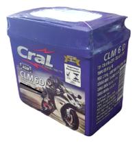 Bateria 6ah Cral p/ Moto Pop 100 Biz 125 CG 125 cg 150