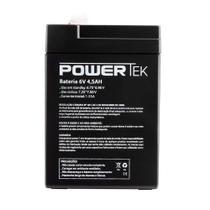Bateria 6v 4,5a Selada En071 Powertek Multilaser