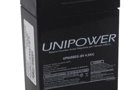 Bateria 6v 4,5a selada up645 seg unipower