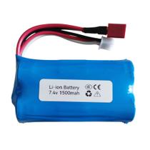 Bateria 7.4V 1500mAh Wltoys 12428 Li ion 12423 SG 116 10428 A959B A969B Q46 Carrinho