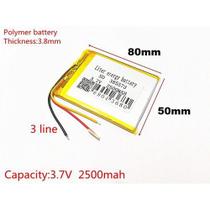 Bateria 7 Polegadas 2500mah Tv 3 Fios