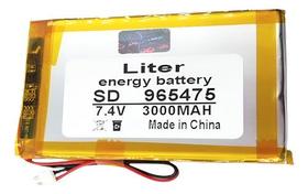 Bateria 7,4v 3000mah Localizador Satlink Ws-6906 6908 6960 - Bateria 7,4v 3000mah Localizador Satlink Ws-6906 6908 6960 -