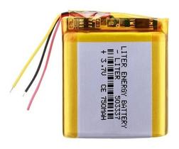 Bateria 750 Mah 3 Fios 503337 053337 5mm X 33mm X 37mm 3,7v