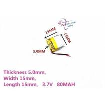 Bateria 80 Mah 3,7v Caneta nova 501515-80-2 Bateria 80 Mah 3,7v Caneta nova 501515-80-2