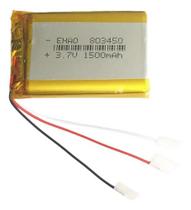 Bateria 803450 3,7v 1500mah 8mm X 34mm X 50mm Com 3 Fios