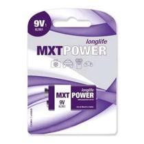 Bateria 9 Volts MXT 6LR61 Alcalina