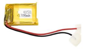 Bateria 90 Mah 3.7v 2 Fios 4mmx15mmx20mm 401520 Sem Conector