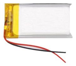Bateria 902035 Com 650mah E 2 Fios 9mmx20mmx35mm 3,7v