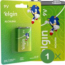 Bateria 9v alcalina c/1 ht01 82158 elgin