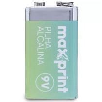 Bateria 9V alcalina Maxprint