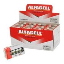 Bateria 9v alfacell comum - Alfaell