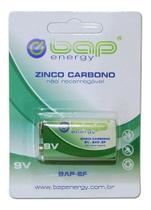 Bateria 9V Bap-6F De Zinco Carbono