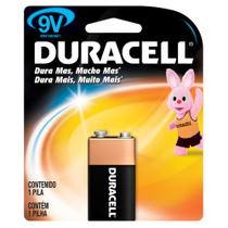 Bateria 9V Duracell Alcalina - Grafite Super Condutivo