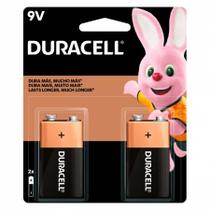 Bateria 9V Duracell Original 1 ou 2 unidades validade 07/2028