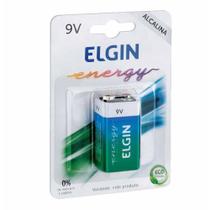 Bateria 9v energy alcalina / un / elgin