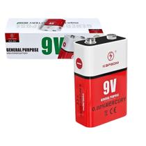 Bateria 9V General Purpose Kapbom KA-9V Kit com 4