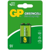 Bateria 9V GP GREENCELL Zinco/Carbono