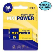 Bateria 9v Heavy Duty MXT POWER C/10 UNIDADES